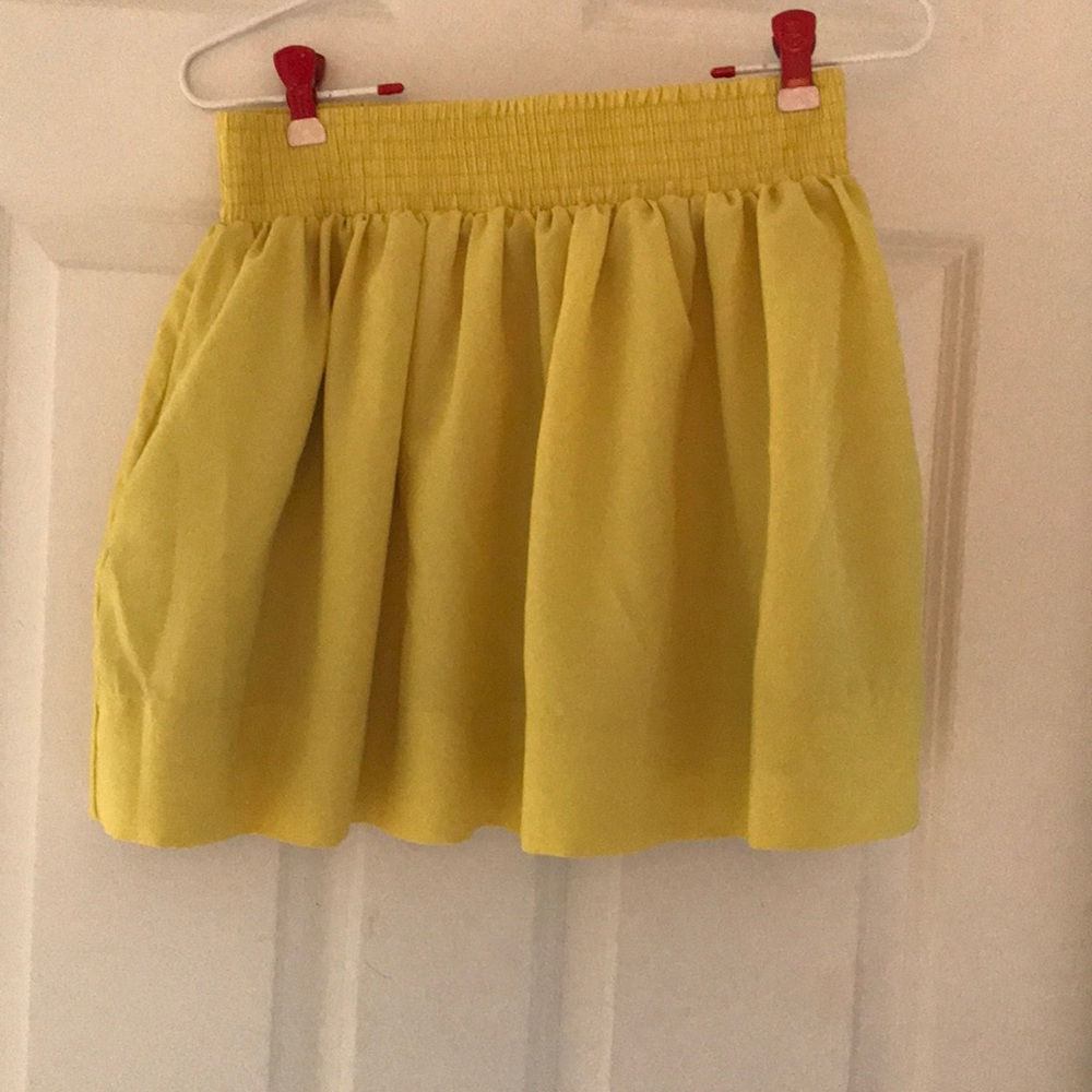 Yellow skirt